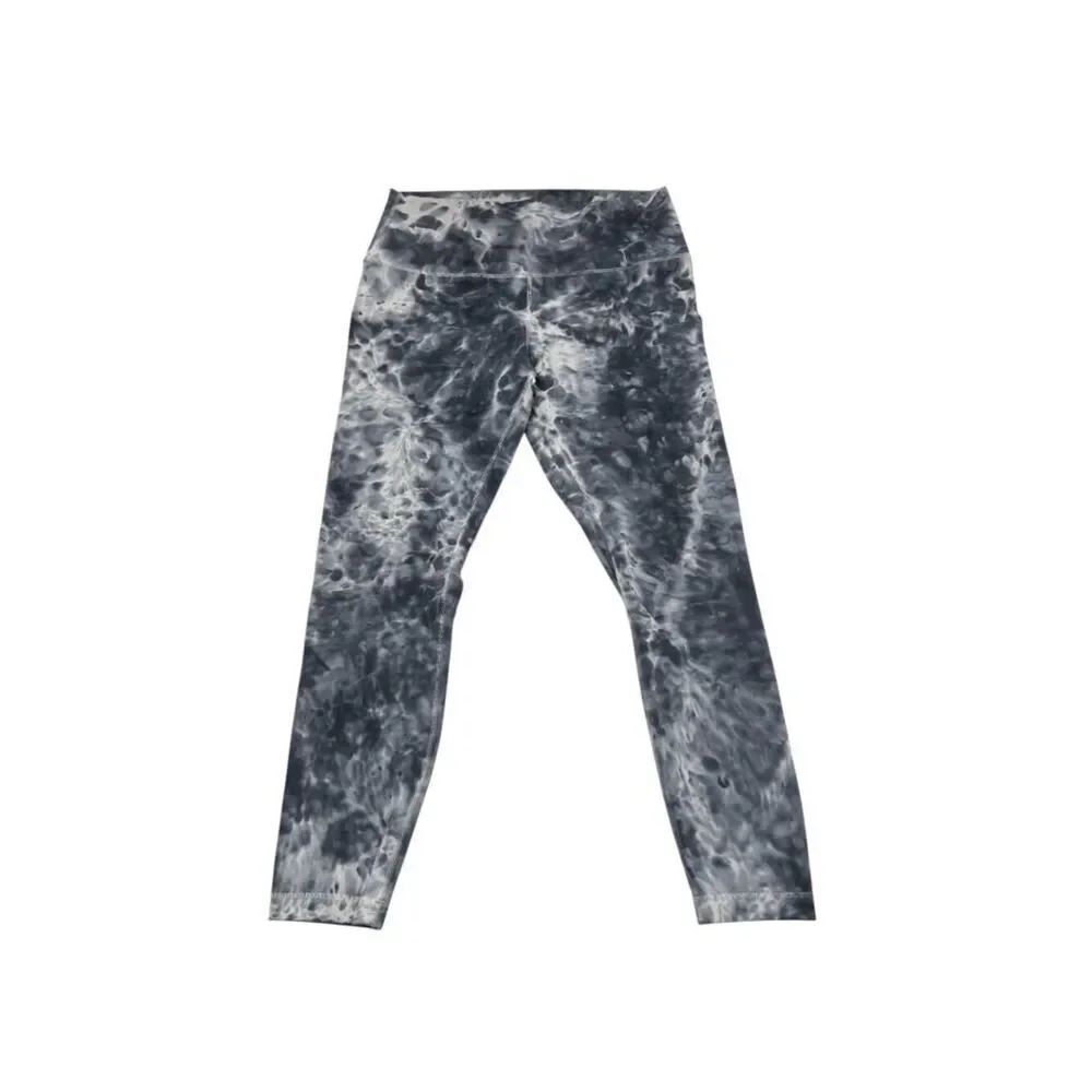 Lululemon Wunder Under High Rise Tight 25" Inseam Marble Dye Size 10
